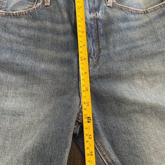 Frame Le Vintage Women's Raw Edge Denim Bermuda Shorts, Size 24 - Picture 8 of 9